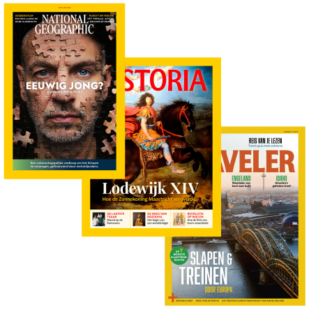 Covers NG Magazine, Historia, Traveler